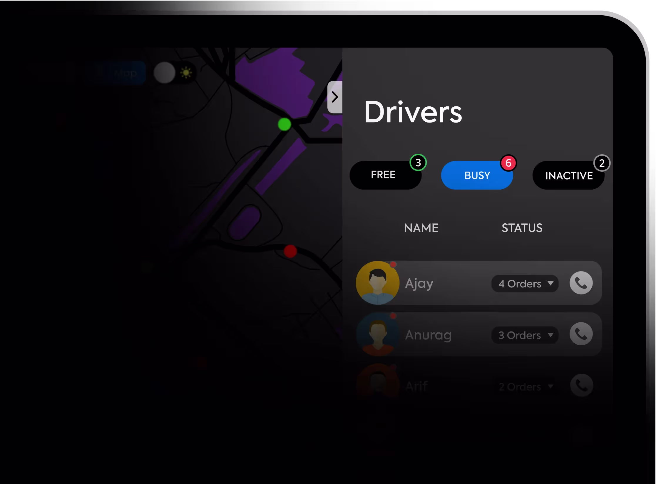 Autozod - Selecting Driver